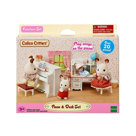 Calico Critters : Piano & Desk Set - Picture 2 of 3